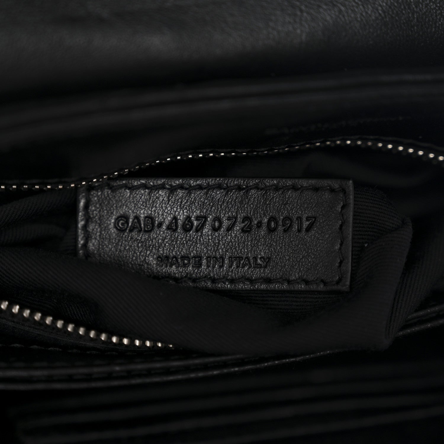 Saint Laurent Calfskin Y Quilted Monogram Toy Loulou Crossbody Bag Black 8 of 12