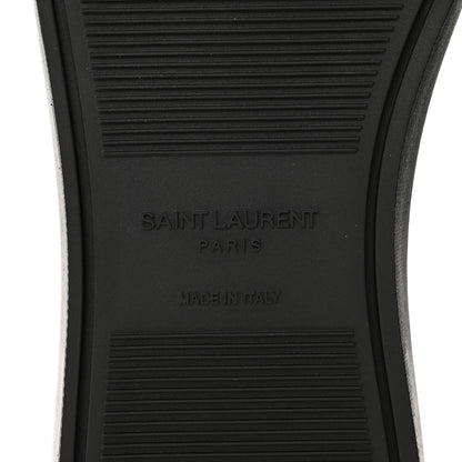 Saint Laurent Calfskin Andy Low Top Sneakers 39 Black 7 of 9