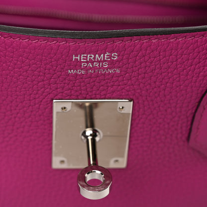 Hermes Togo Birkin 30 Rose Pourpre 6 of 12