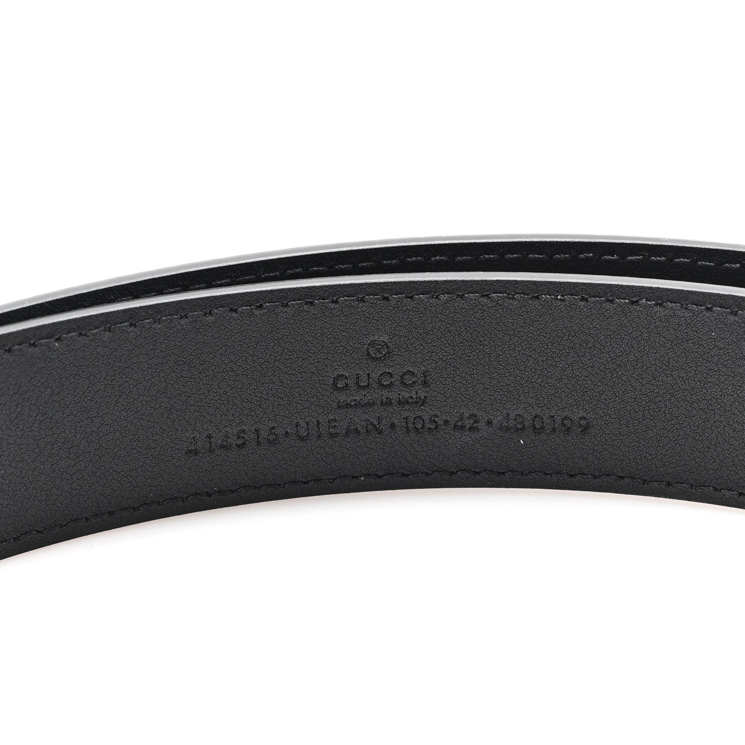 Gucci GG Supreme Monogram Bee Multicolor Appia Calfskin 30mm Belt 105 42 Black 3 of 4