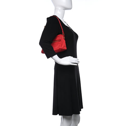 Prada Tessuto Nylon Small Shoulder Bag Rosso 2 of 14
