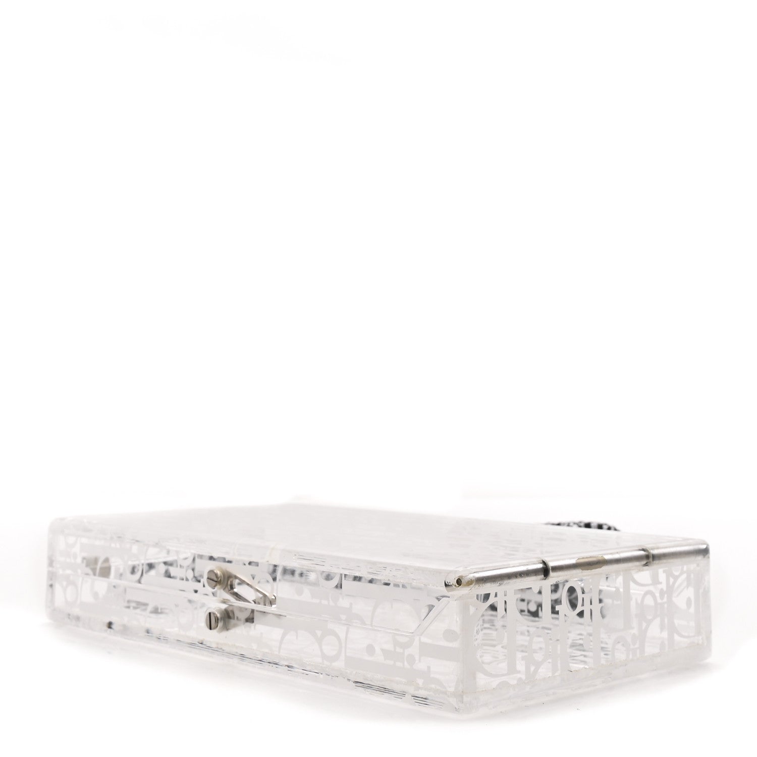 Christian Dior Plexiglass Vertical Pouch Translucent 1774444