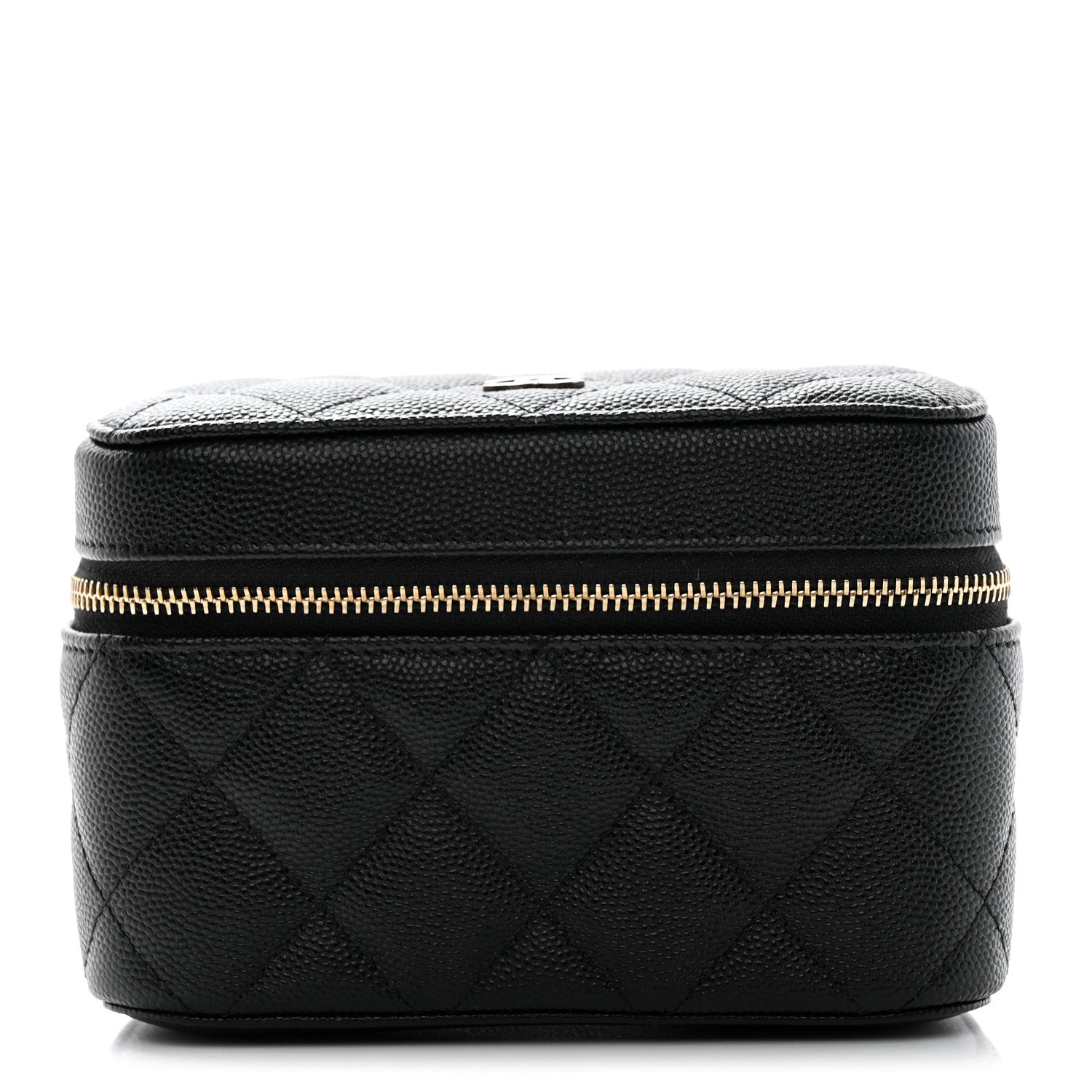 Chanel Caviar Quilted Watch Case Black 1 of 8