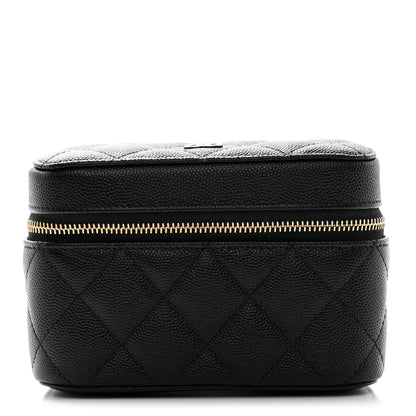 Chanel Caviar Quilted Watch Case Black 1 of 8