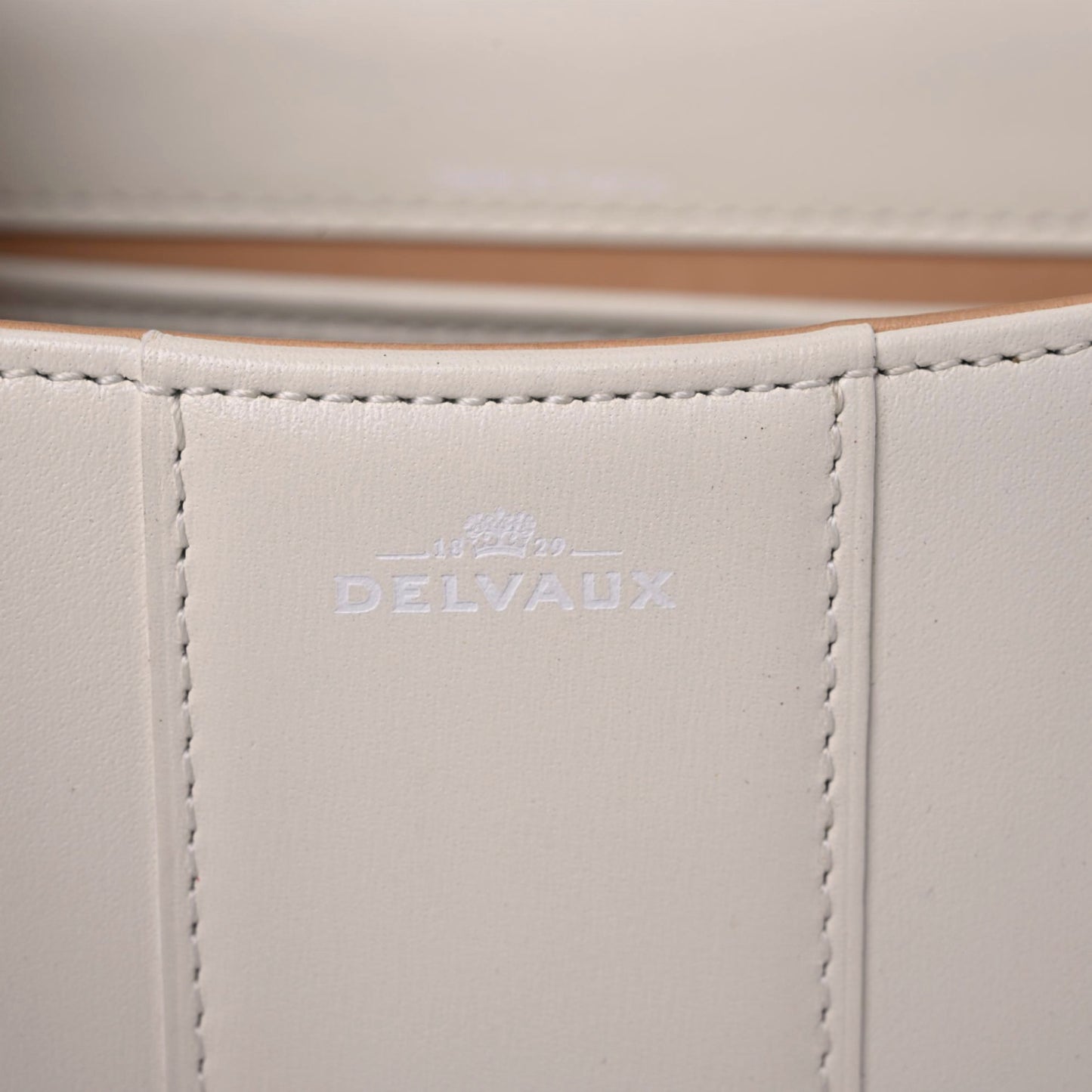 Calfskin Mini Brillant Satchel Ivory