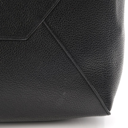 Celine Soft Grained Calfskin Medium Belt Cabas Phantom Black 9 of 9