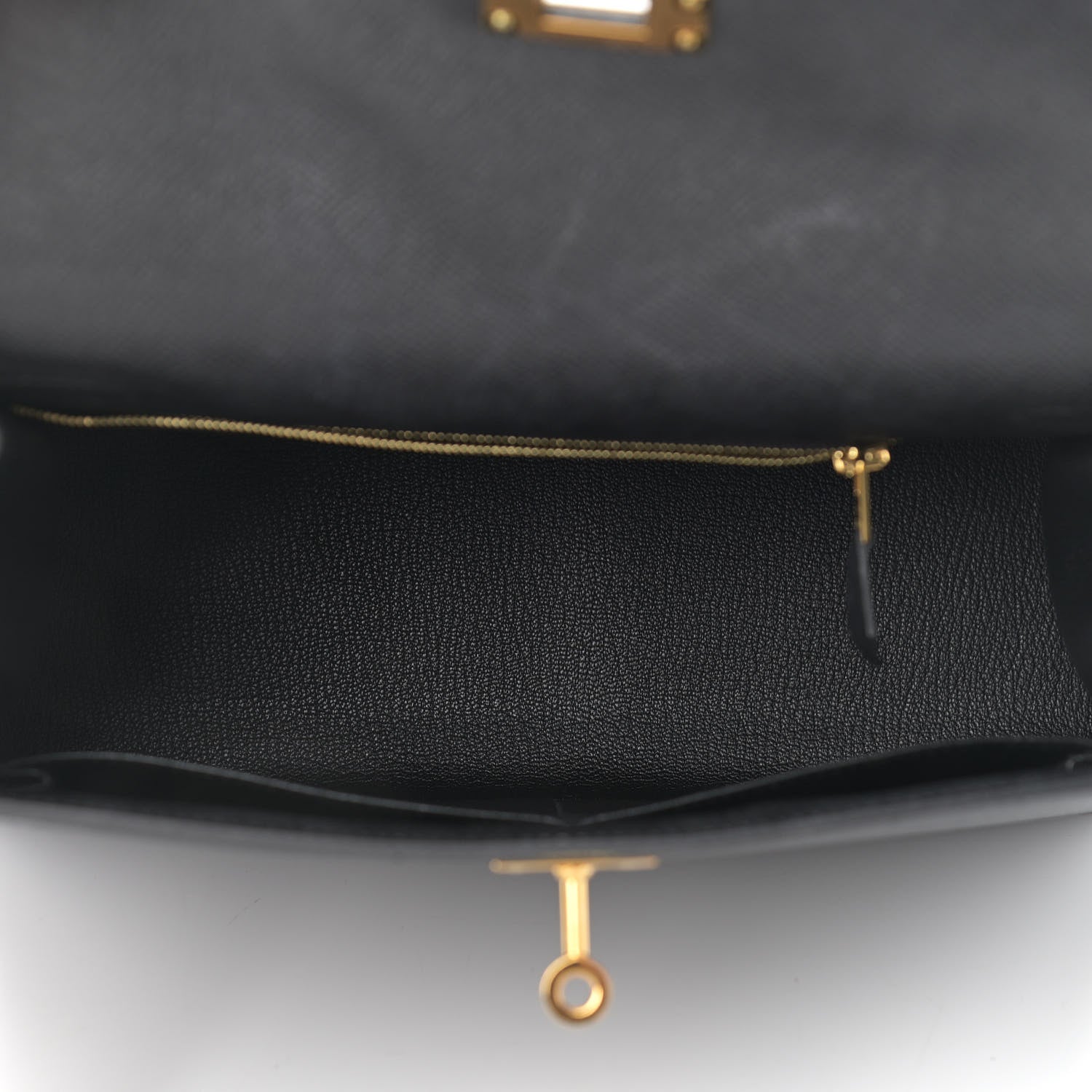 Hermes Epsom Kelly Sellier 28 Black 5 of 14