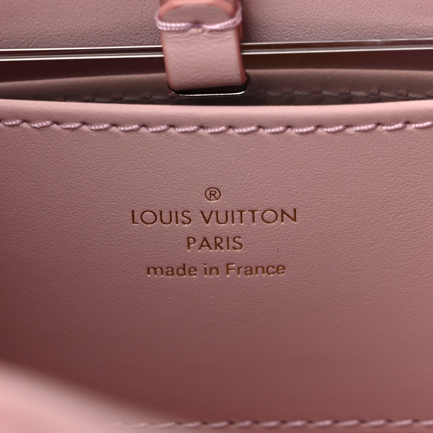 Louis Vuitton Lambskin Malletage Top Handle GO-14 MM Rosabella 7 of 9