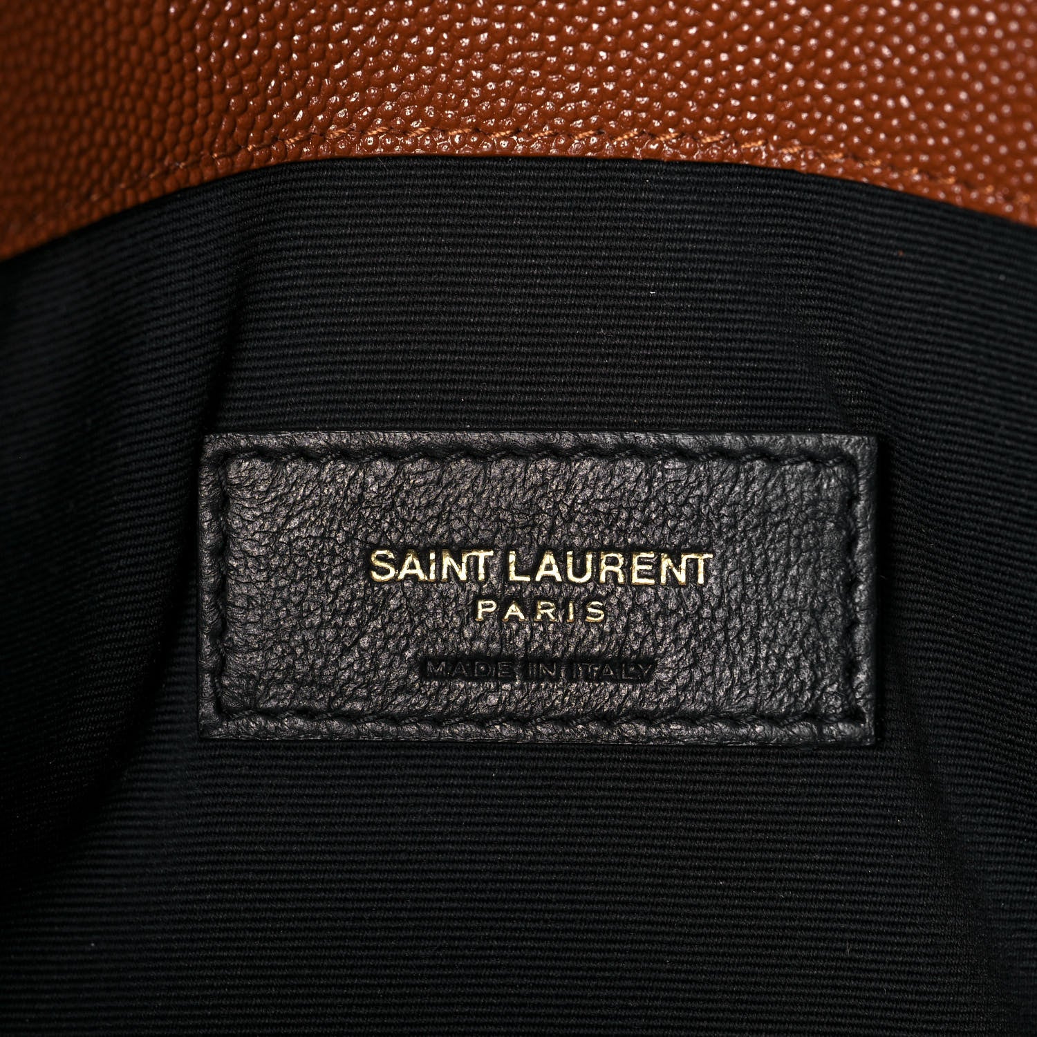 Saint Laurent Grain De Poudre Uptown Pouch Brick 6 of 12