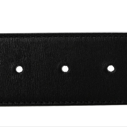 Gucci Moon Calfskin Pearl Double G 40mm Belt 85 34 Black Cream 3 of 7