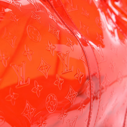 Louis Vuitton PVC Monogram Keepall Bandouliere 50 Grenadine Red 9 of 9