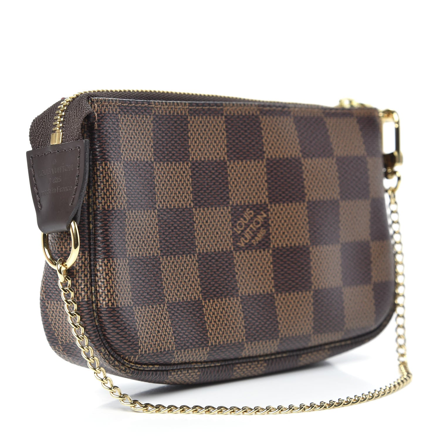 Louis Vuitton Damier Ebene Mini Pochette Accessories 4 of 10