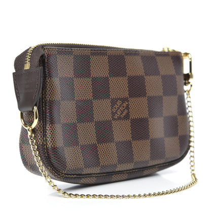 Louis Vuitton Damier Ebene Mini Pochette Accessories 4 of 10