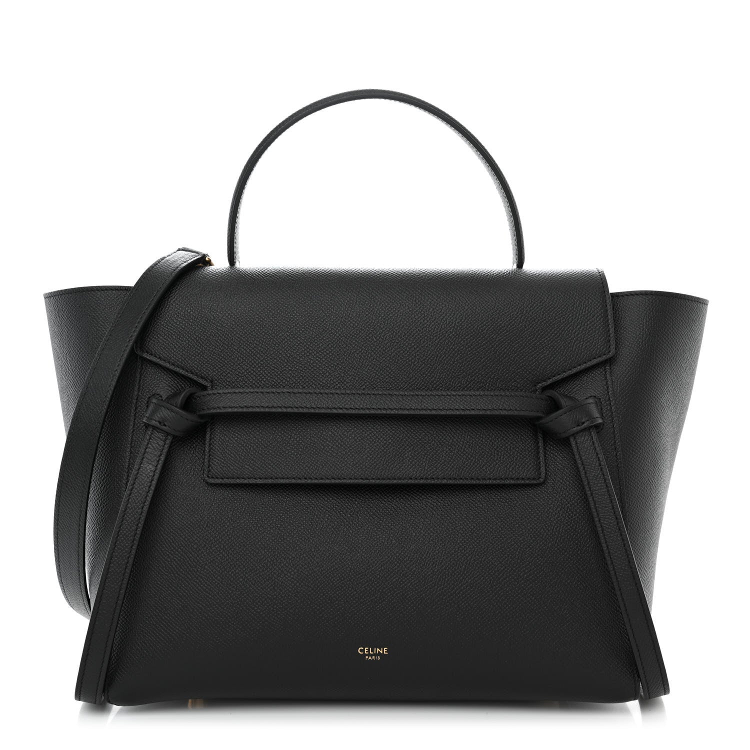 Celine Grained Calfskin Mini Belt Bag Black 1 of 11