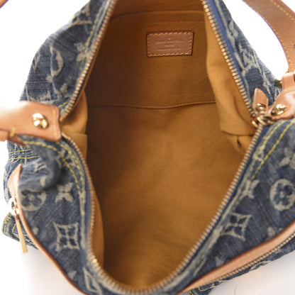 Louis Vuitton Monogram Denim Baggy PM Blue 5 of 12