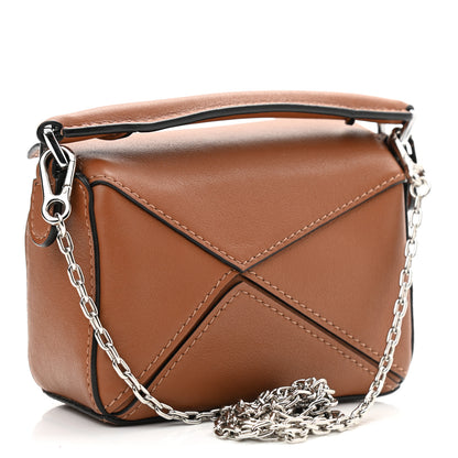 Loewe Calfskin Nano Puzzle Bag Tan 3 of 10
