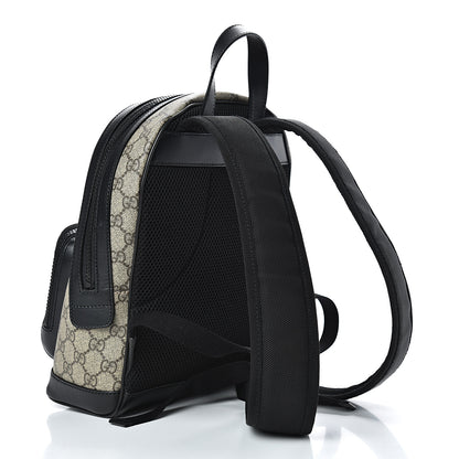Gucci GG Supreme Monogram Small Eden Day Backpack Black 2 of 14