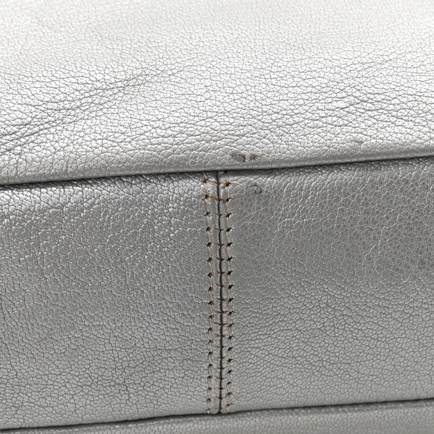 Pearlescent Goatskin Classic Palladium Hardware First Gris Gris Light