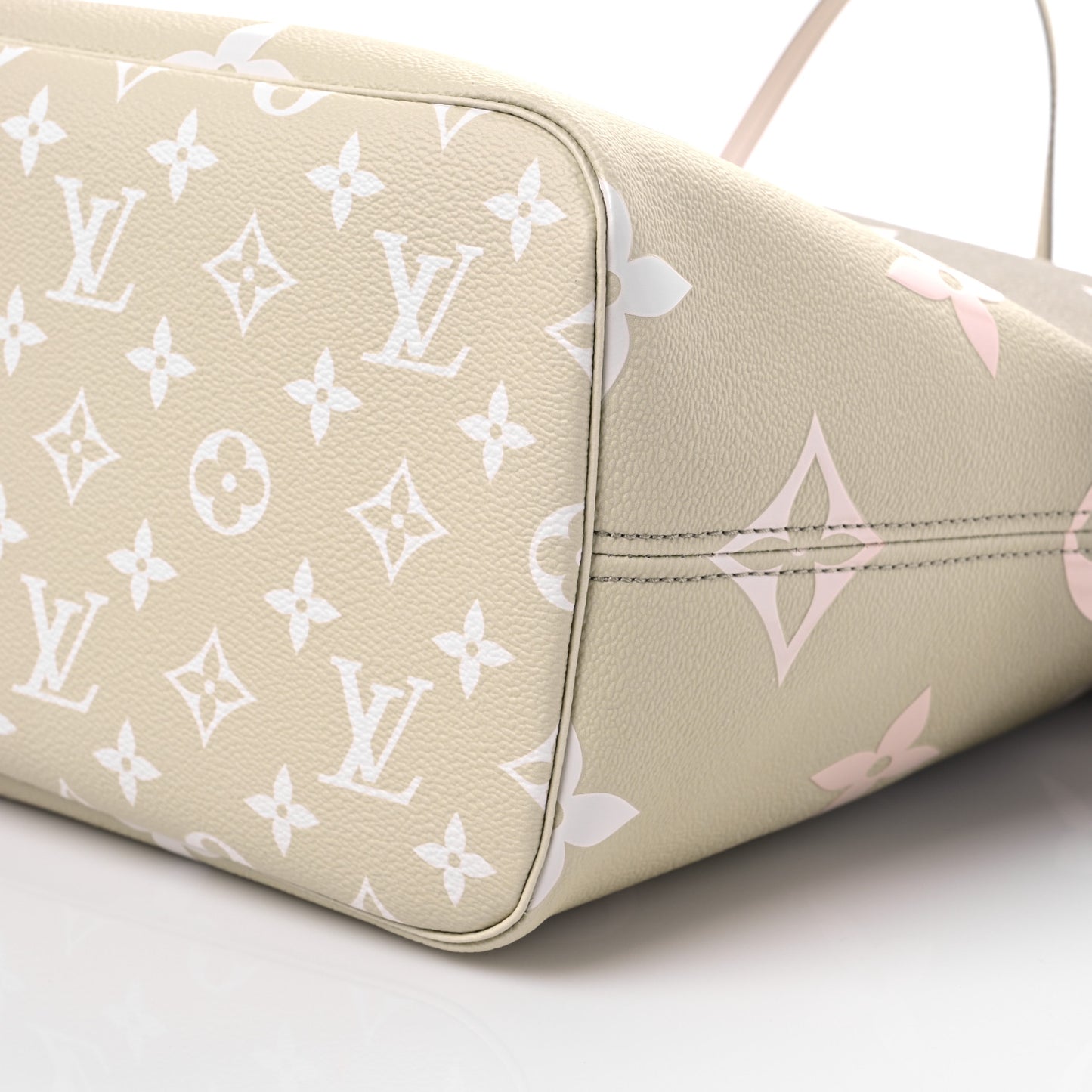 Monogram Giant Spring In The City Neverfull MM Sunset Kaki