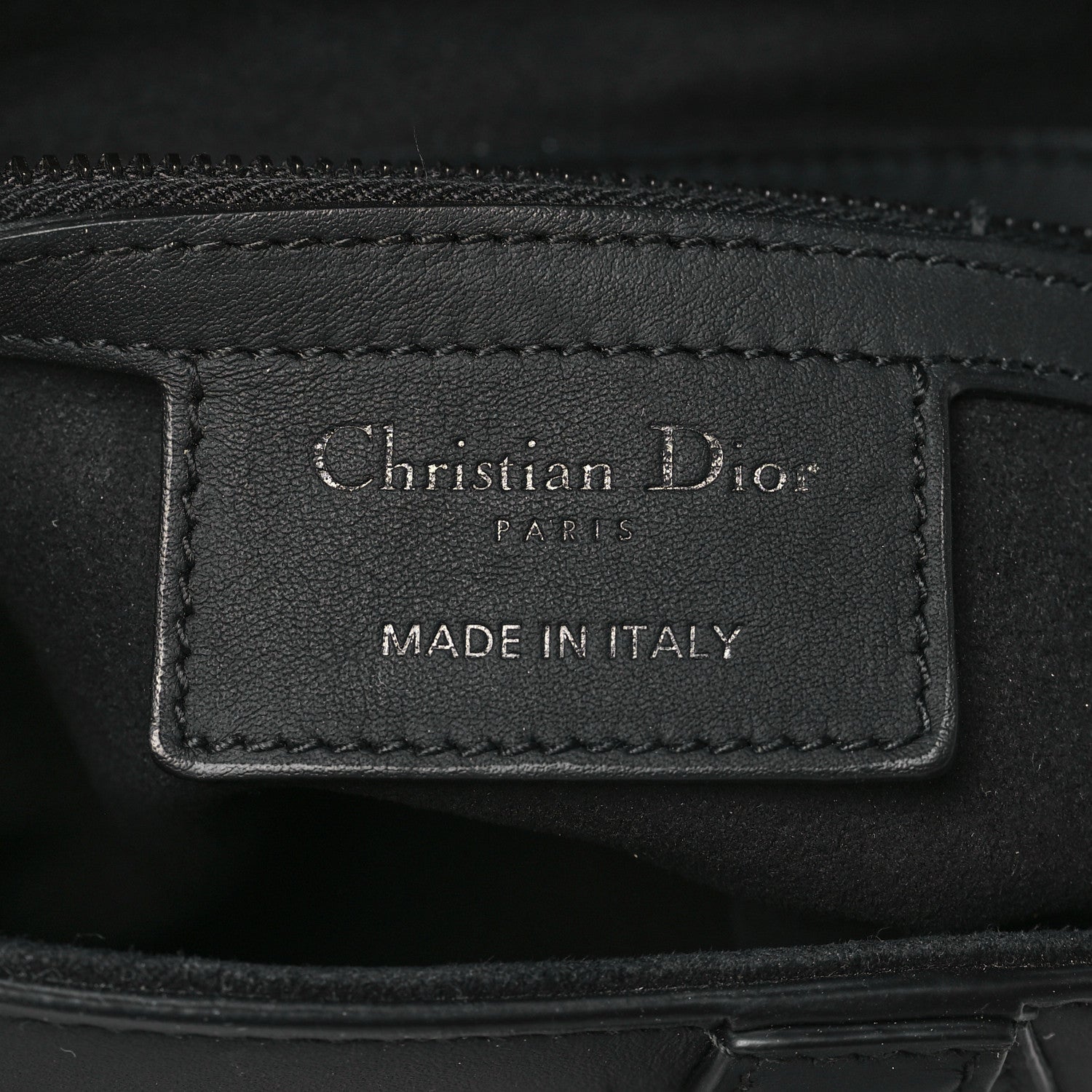 Christian Dior Ultra Matte Calfskin Saddle Bag Black 6 of 10