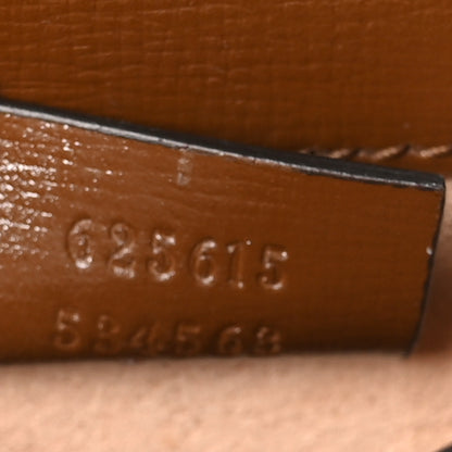 Gucci GG Supreme Monogram Mini Horsebit 1955 Crossbody Bag Beige Brown Sugar 7 of 12
