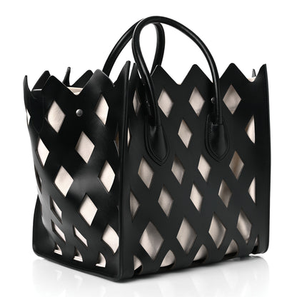 Celine Calfskin Medium Cutout Phantom Luggage Black 3 of 11
