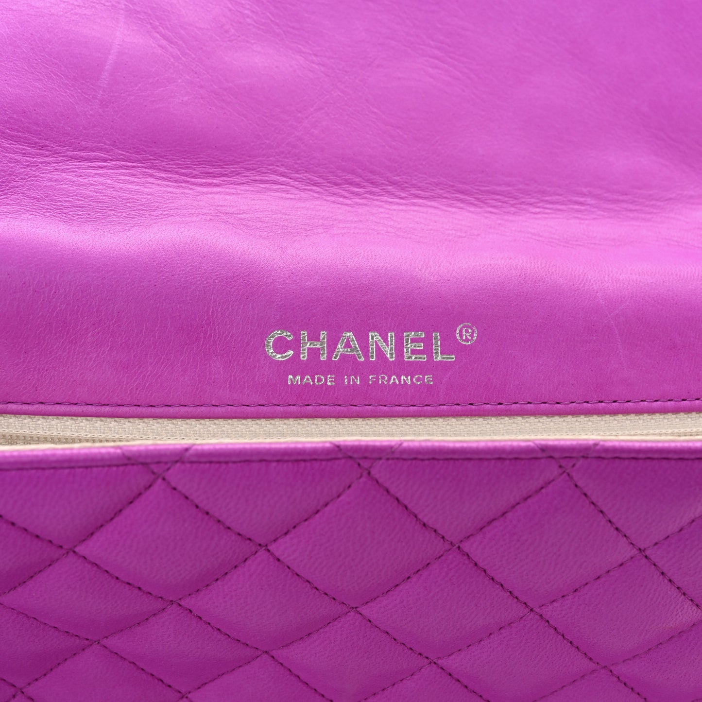 Lambskin Heart Valentine Medium Flap Fuchsia