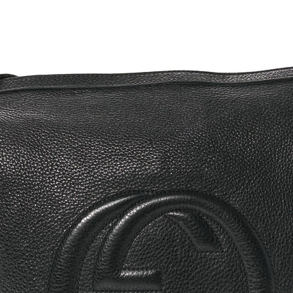 Gucci Pebbled Calfskin Medium Soho Hobo Black 8 of 16
