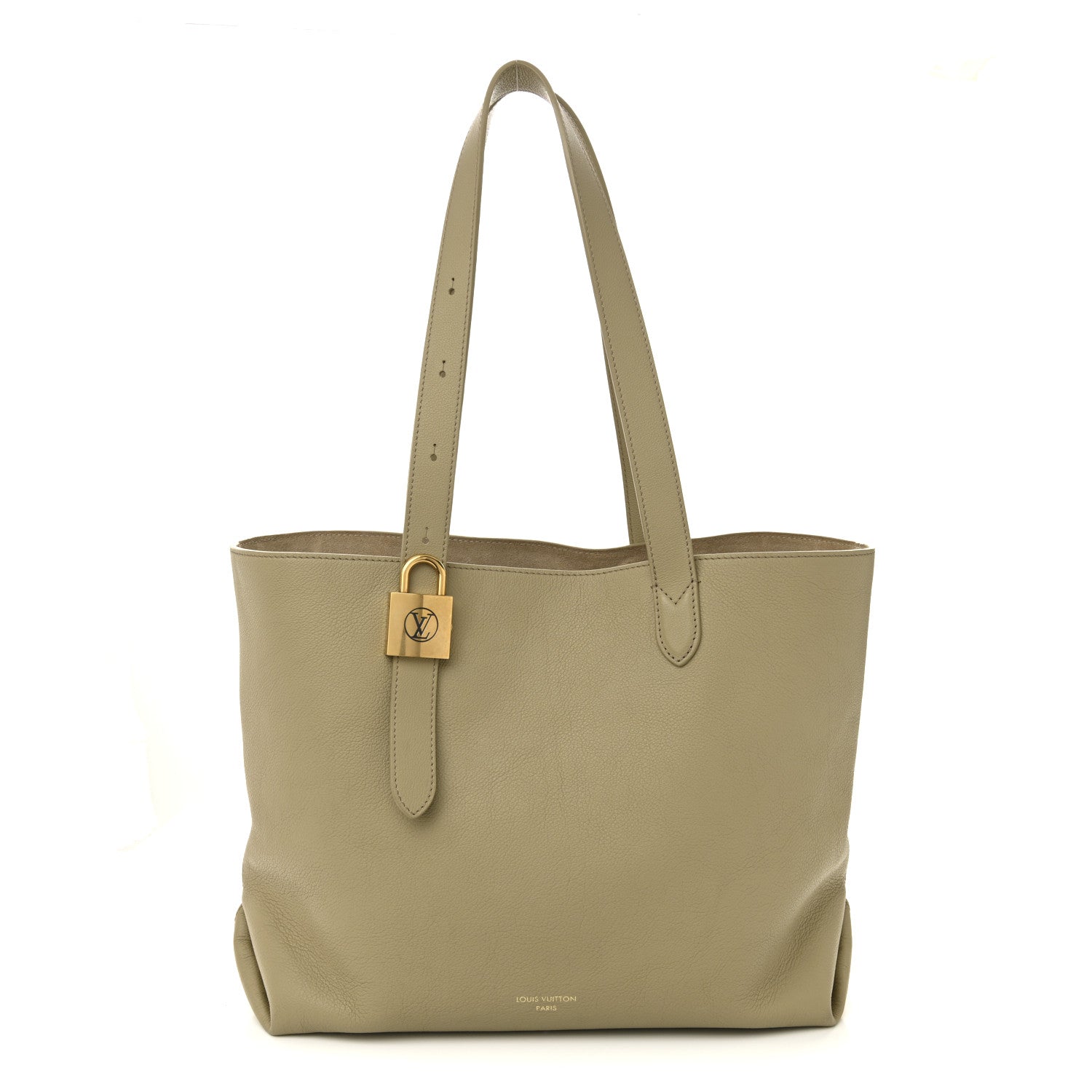 Louis Vuitton Grained Calfskin Low Key Cabas MM Clay 1 of 12