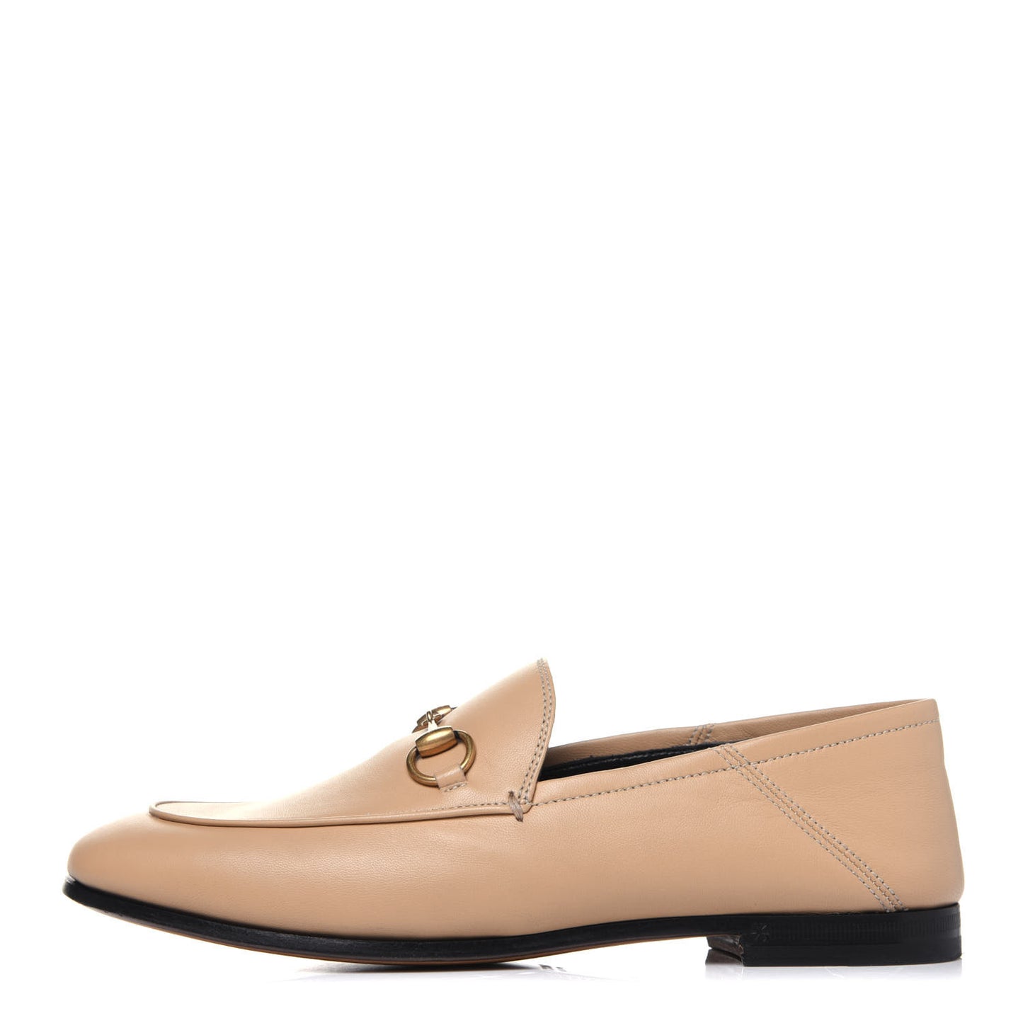 Lambskin Womens Brixton Horsebit Loafers 35.5 Wheat