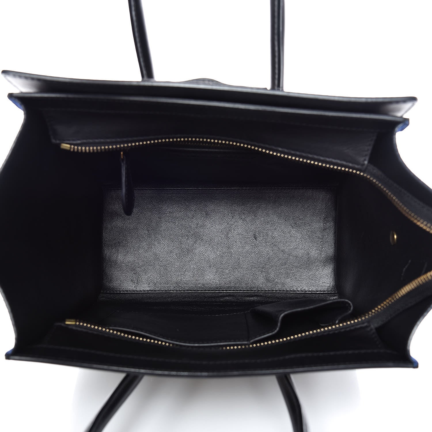 Celine Elephant Calfskin Suede Micro Tri-Color Luggage Sand 7 of 9