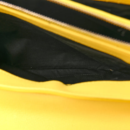 Balenciaga Grained Calfskin Le Dix Small Soft Cartable Mustard Yellow 7 of 21