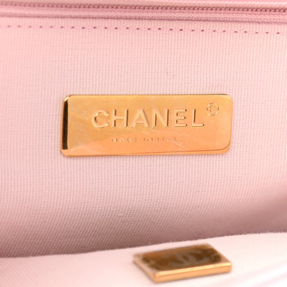 Chanel Lambskin Quilted Medium Chanel 19 Flap Light Pink 6 of 11