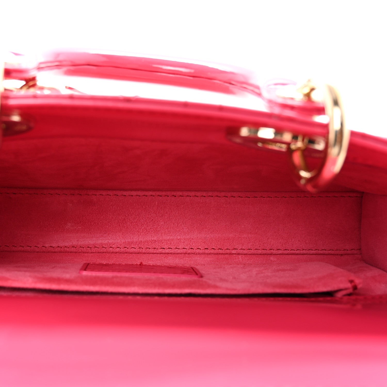 Christian Dior Patent Cannage Small Lady D-Joy Mexican Red 5 of 9