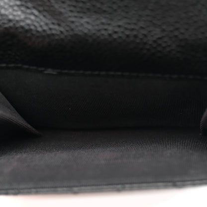 Chanel Caviar Quilted Compact French Flap Wallet Black 6 of 12