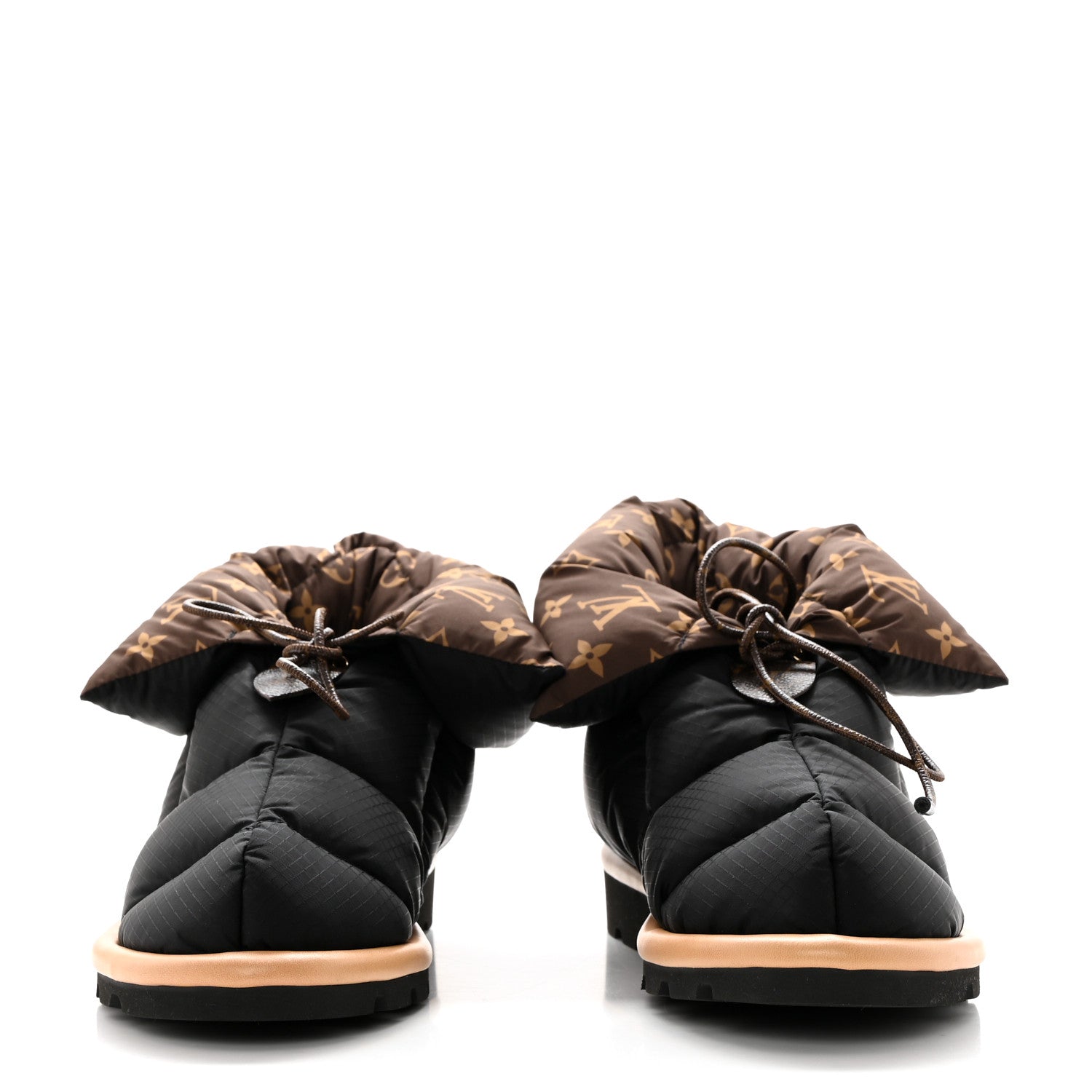 Louis Vuitton Nylon Monogram Pillow Comfort Ankle Boot 37 Black 2 of 8
