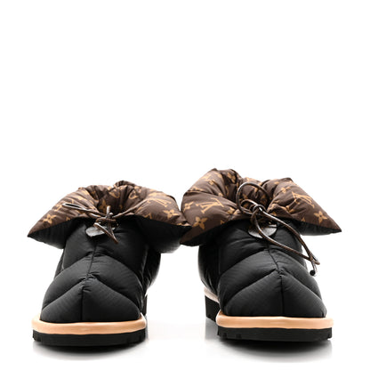 Louis Vuitton Nylon Monogram Pillow Comfort Ankle Boot 37 Black 2 of 8
