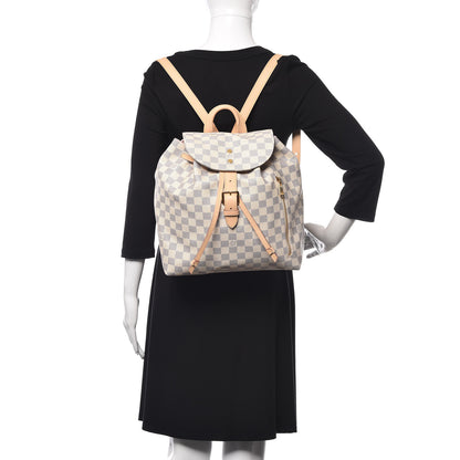 Louis Vuitton Damier Azur Sperone Backpack 2 of 9