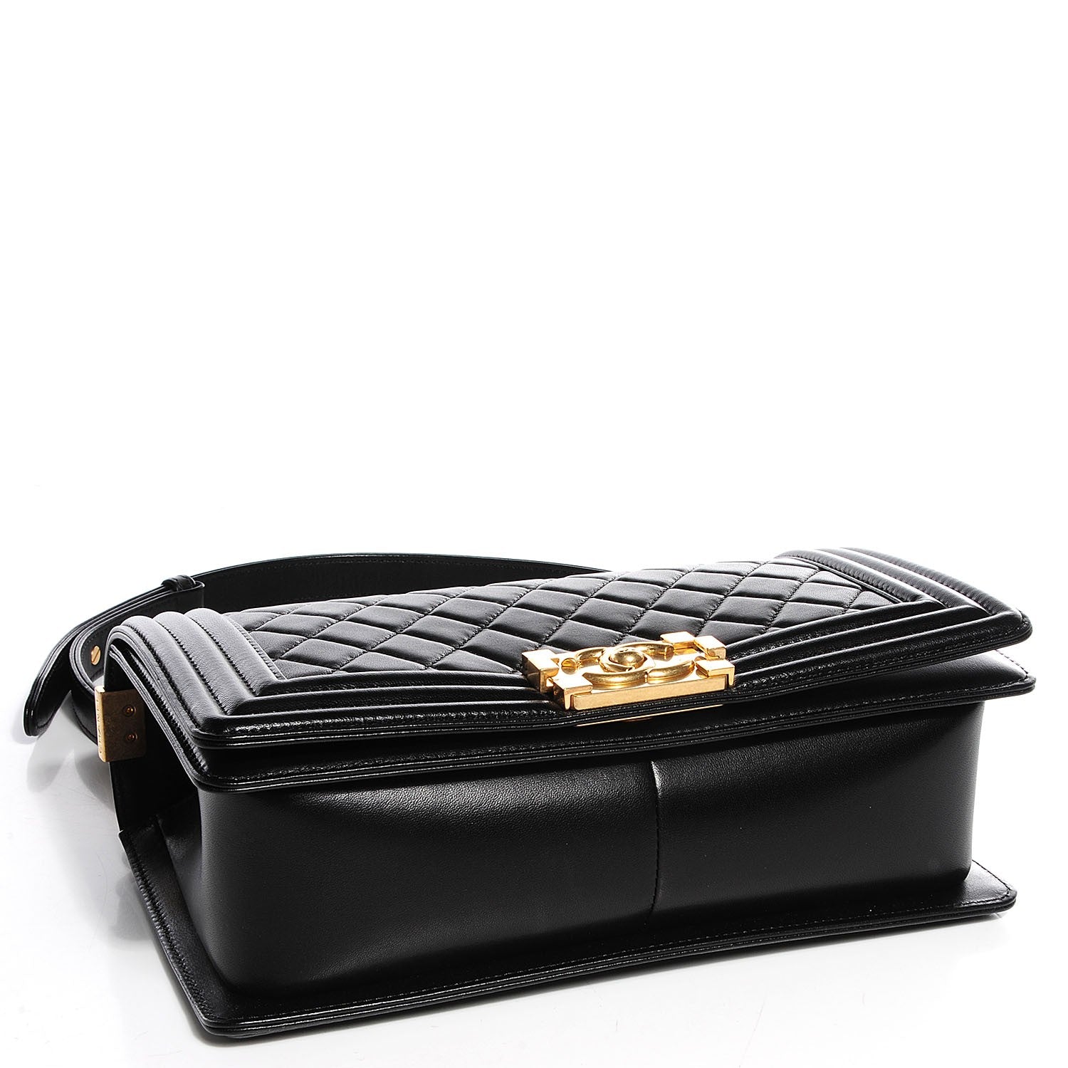 Chanel Lambskin Quilted Medium Boy Flap Black 4 of 9