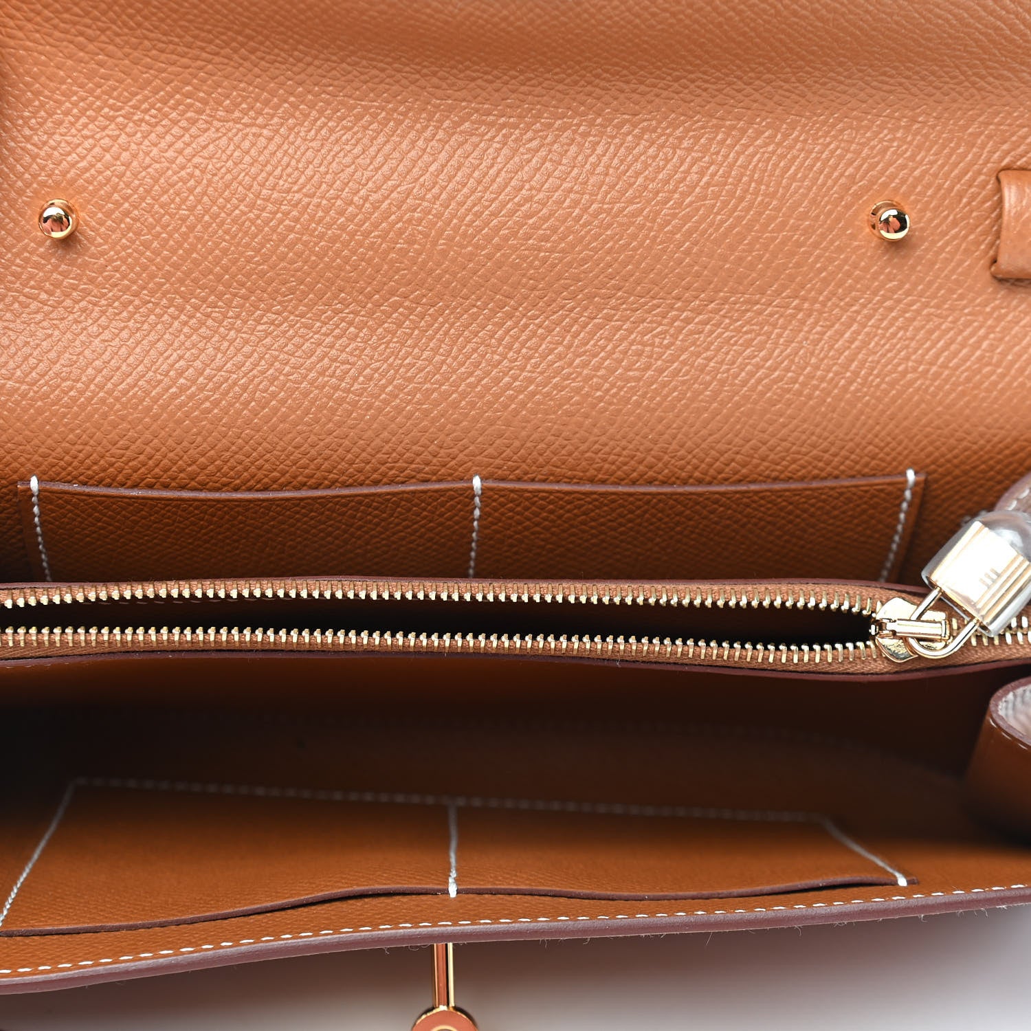 Hermes Epsom Kelly Wallet To Go Gold 5 of 8