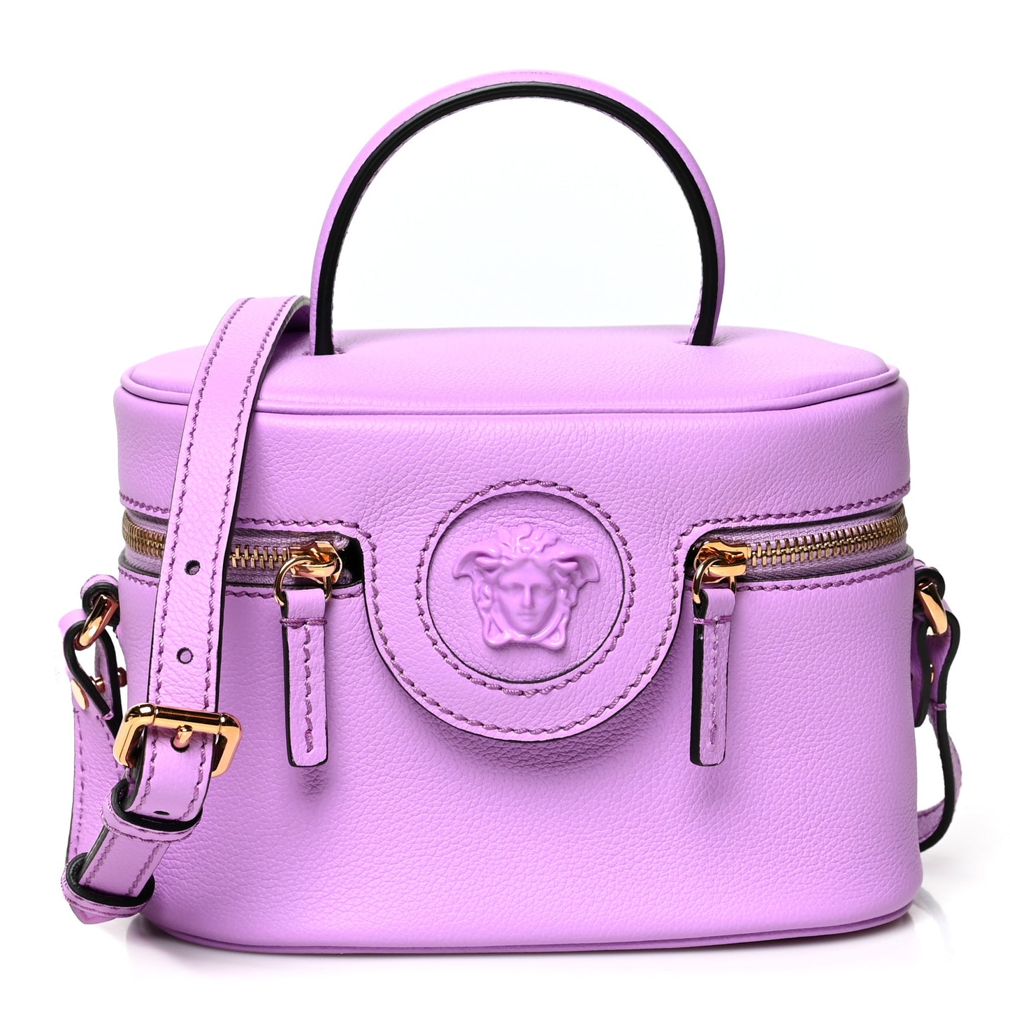 Grained Calfskin Medusa Vanity Case Liatris