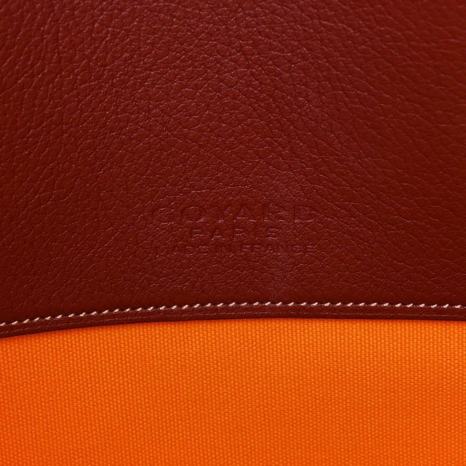 Goyard Goyardine Senat Pochette MM Burgundy 6 of 8