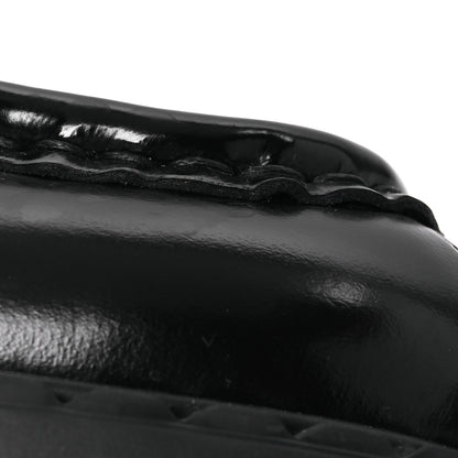 Prada Spazzolato Chocolate Lace Up Loafers 37 Black 10 of 11