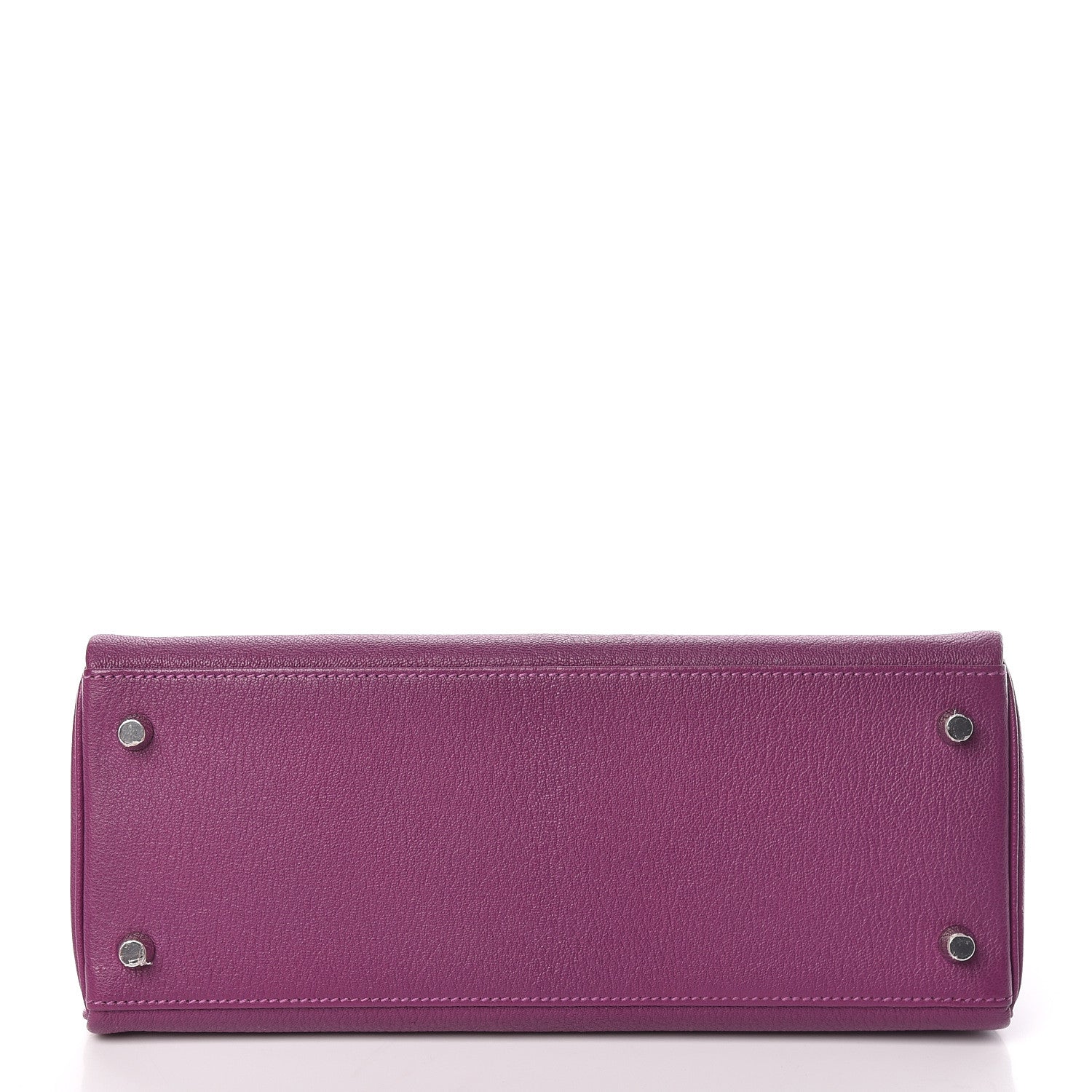 Hermes Chevre Mysore Horseshoe Kelly Retourne 28 Anemone Iris 7 of 42