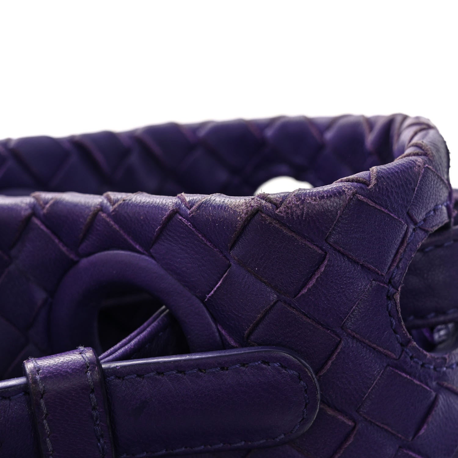 Bottega Veneta Nappa Intrecciato Bella Tote Purple 15 of 17