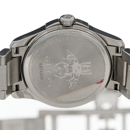 Gucci Stainless Steel 27mm G-Timeless Charm Quartz Watch Black 1 of 5