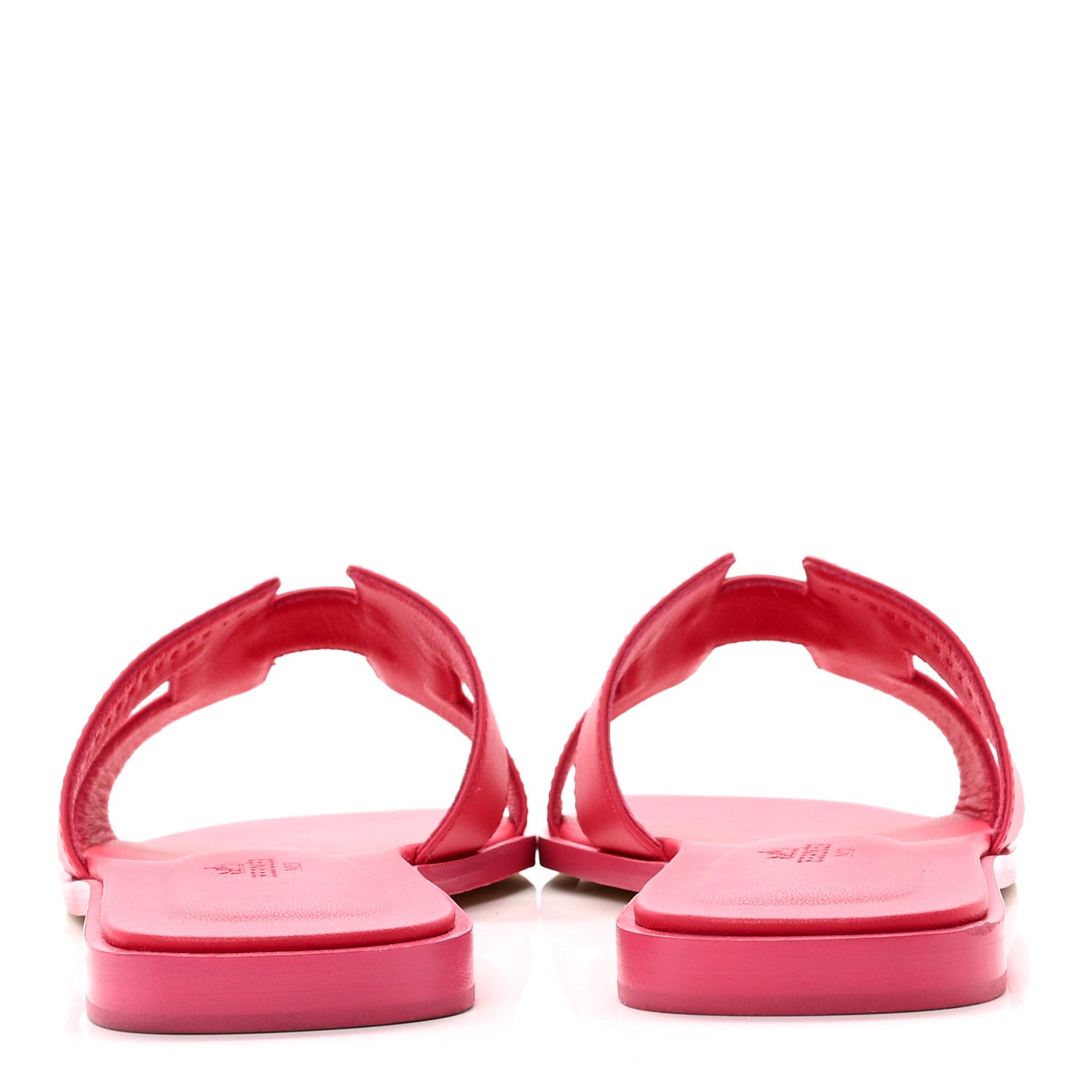 Hermes Calfskin Oran Sandals 39 Rose Mexico 6 of 10