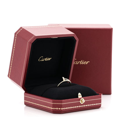 Cartier 18K Yellow Gold Diamond Small Juste Un Clou Ring 52 6 6 of 6