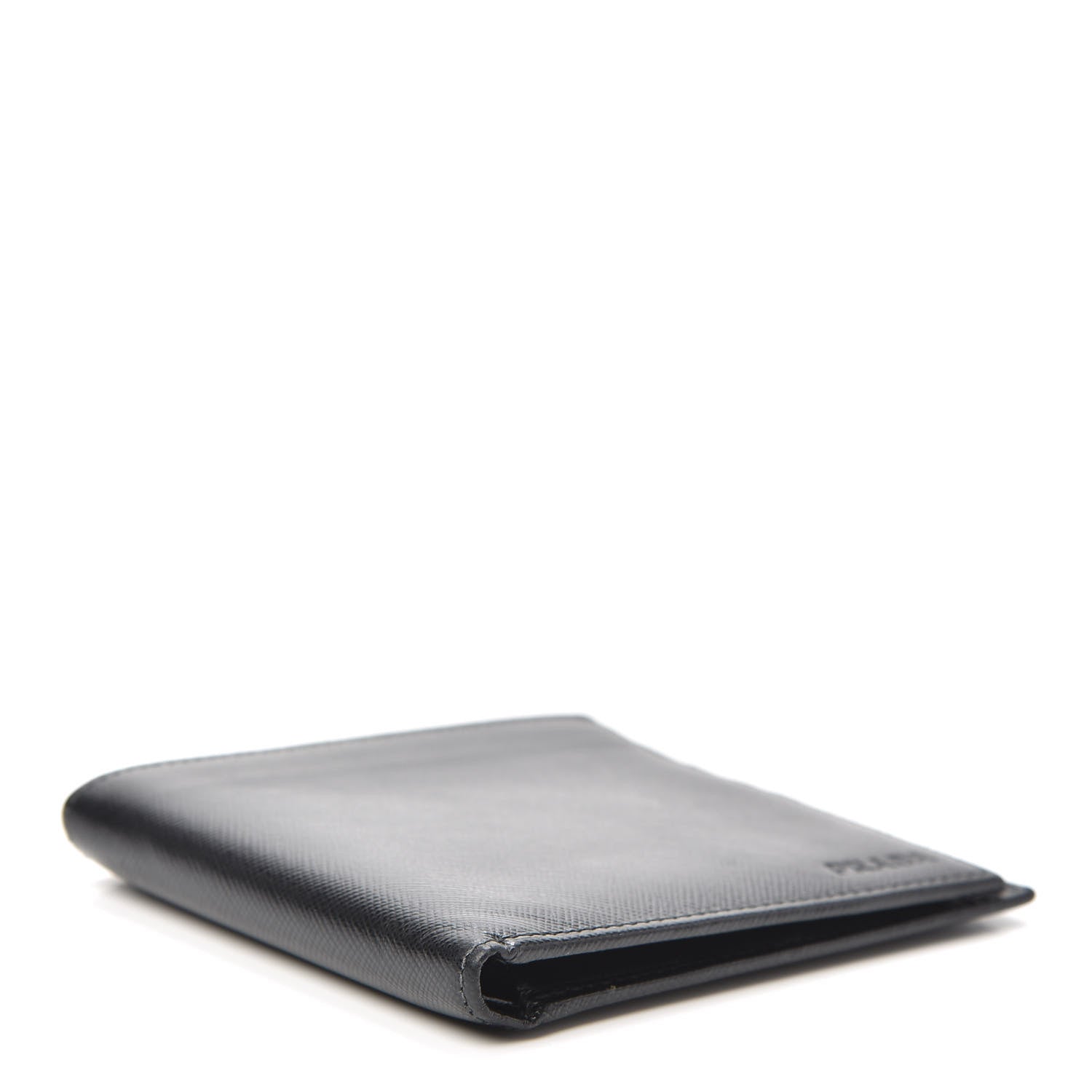 Prada Saffiano Bi-Fold Wallet Black 4 of 6