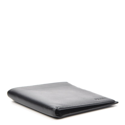 Prada Saffiano Bi-Fold Wallet Black 4 of 6